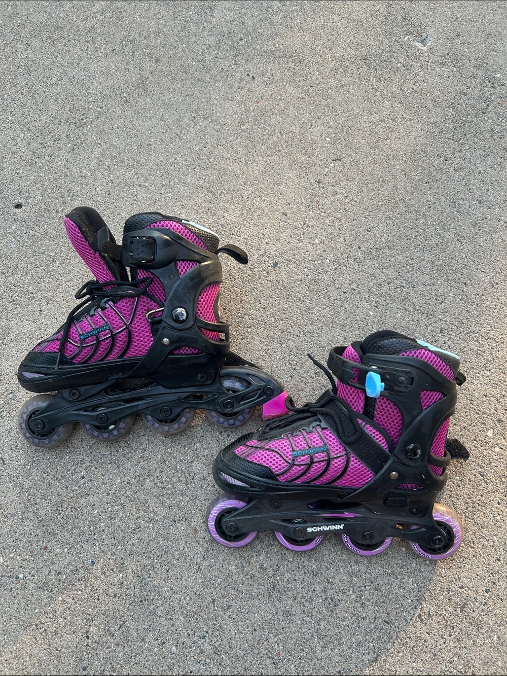 Schwinn Pink and Black Adjustable Inline Skates